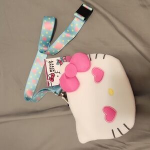 Hello kitty plush lanyard nwt